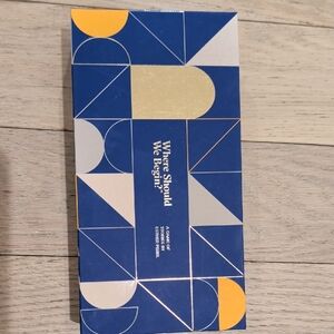 Where Should We Begin? Card Game - Blue and Gold